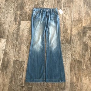 MISS ME WIDE LEG BLUE JEANS